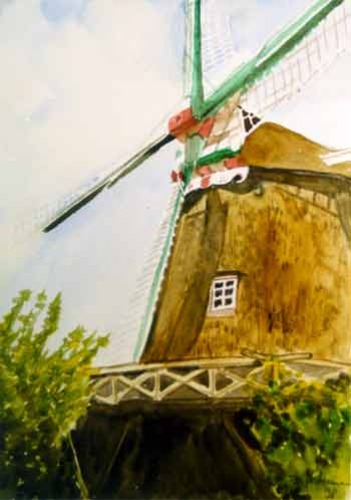 Mühle in Sengwarden
 (Aquarell)
