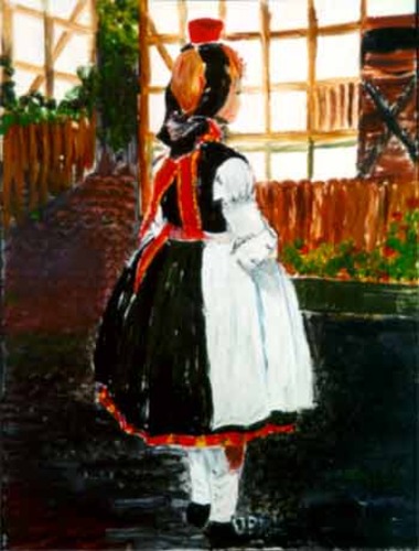 Schwälmer Mädchen
 (Öl)
